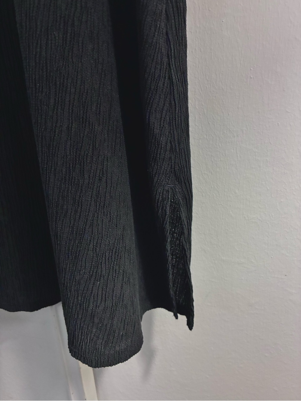 Eileen Fisher Black Sleeveless Mock Neck Shift Dress XL - Picture 5 of 8